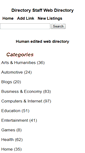 Mobile Screenshot of directorystaff.com