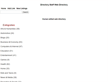 Tablet Screenshot of directorystaff.com
